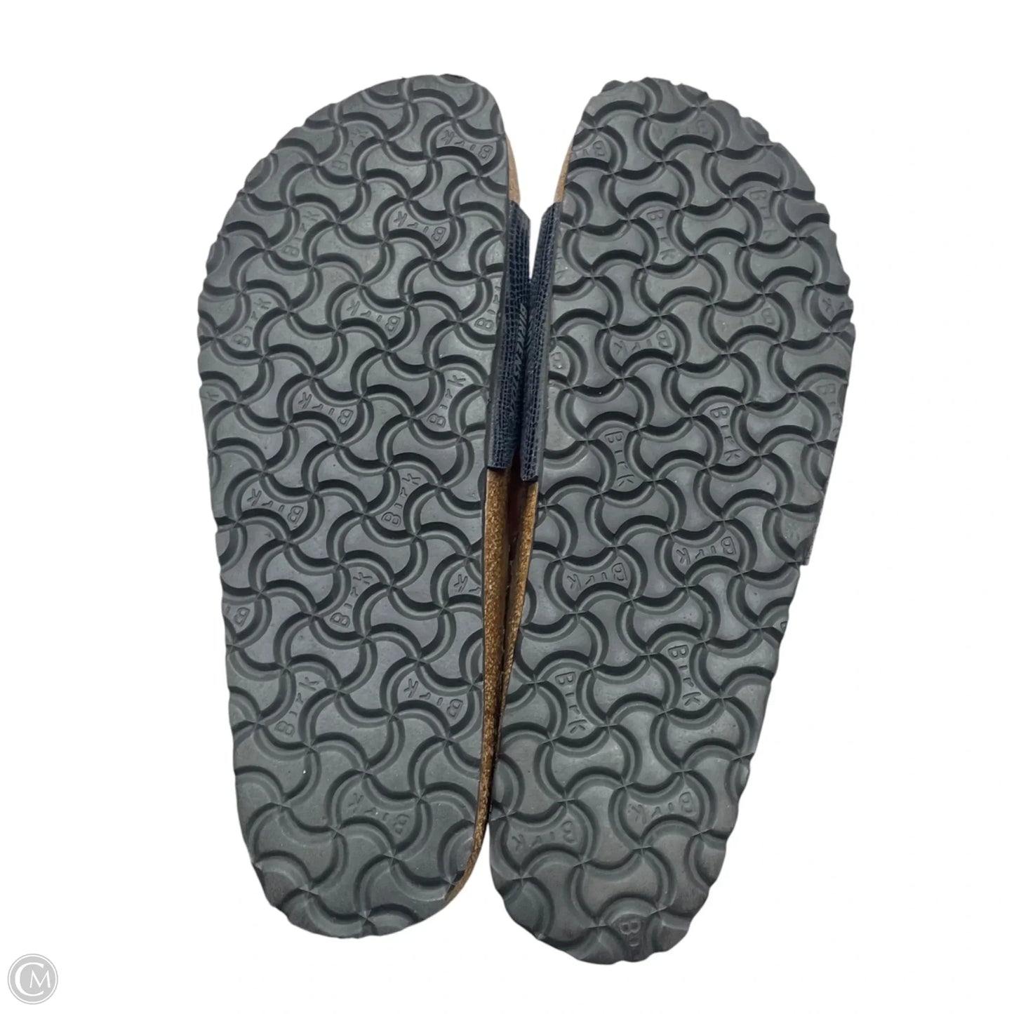 Sandals Flats By Birkenstock In Black, Size: 11
