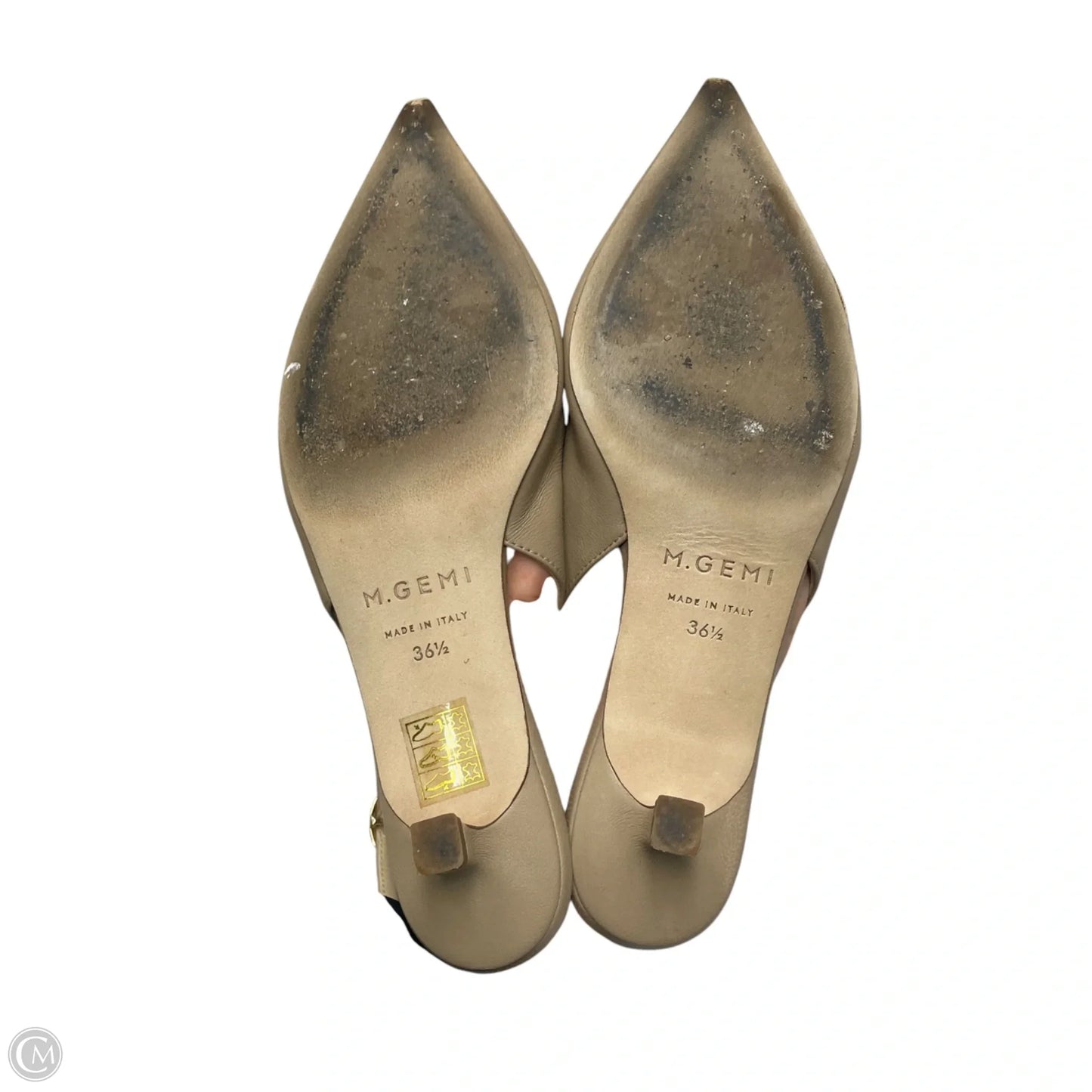 Shoes Heels Kitten By M. Gemi In Tan, Size: 6