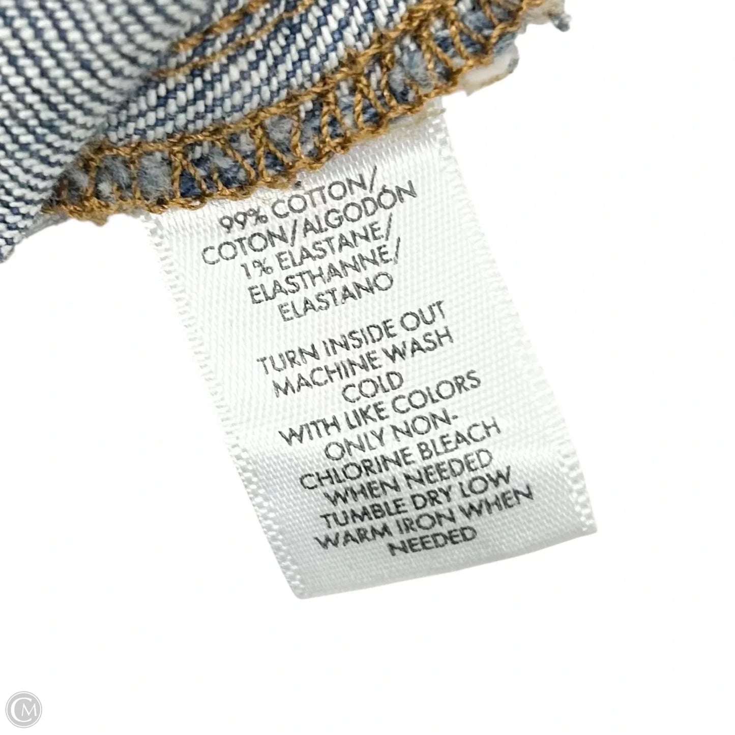 Jeans Flared By Loft In Blue Denim, Size: 14