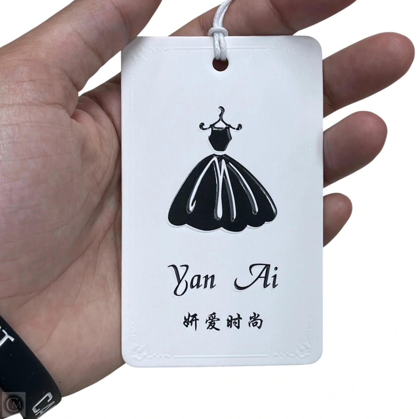 Dress Party Midi By Yan Ai Fashion In Cream, Size: M