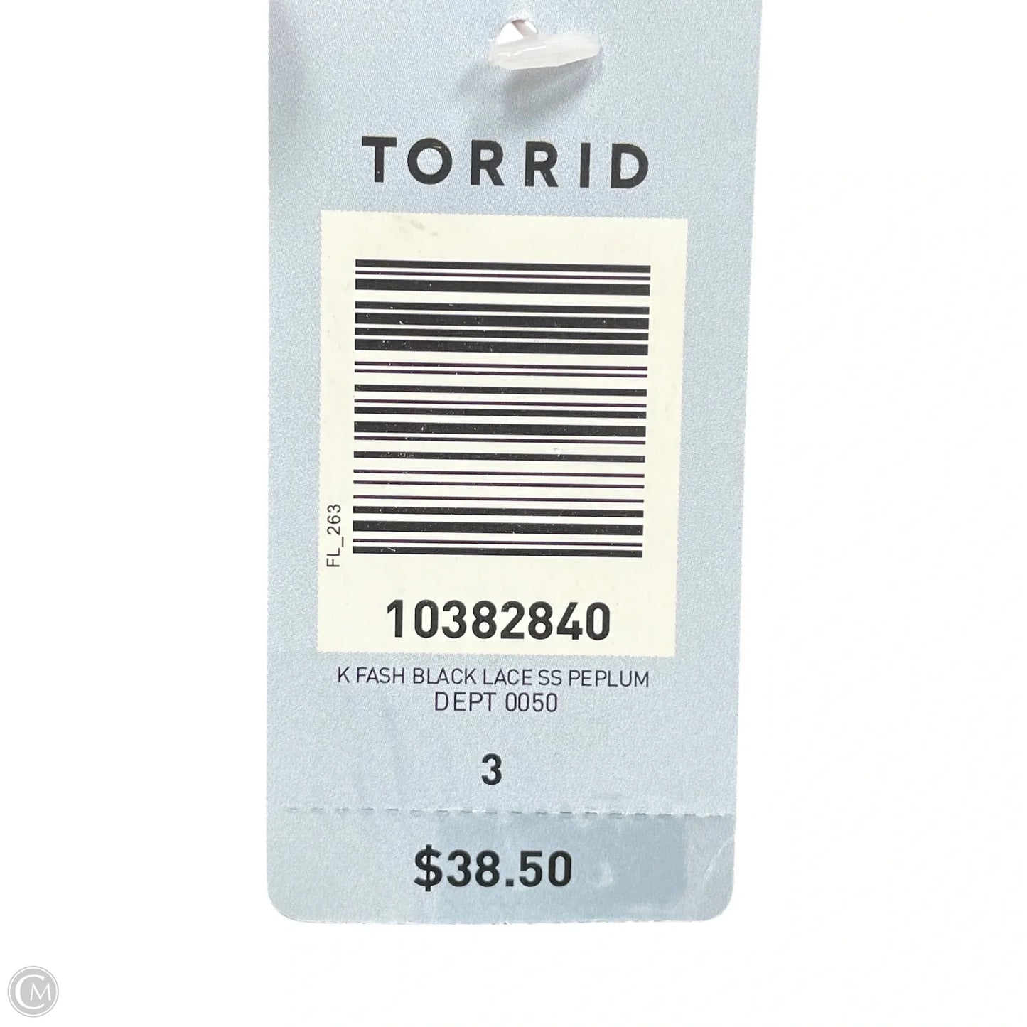 Top Short Sleeve By Torrid In Black, Size: 3x