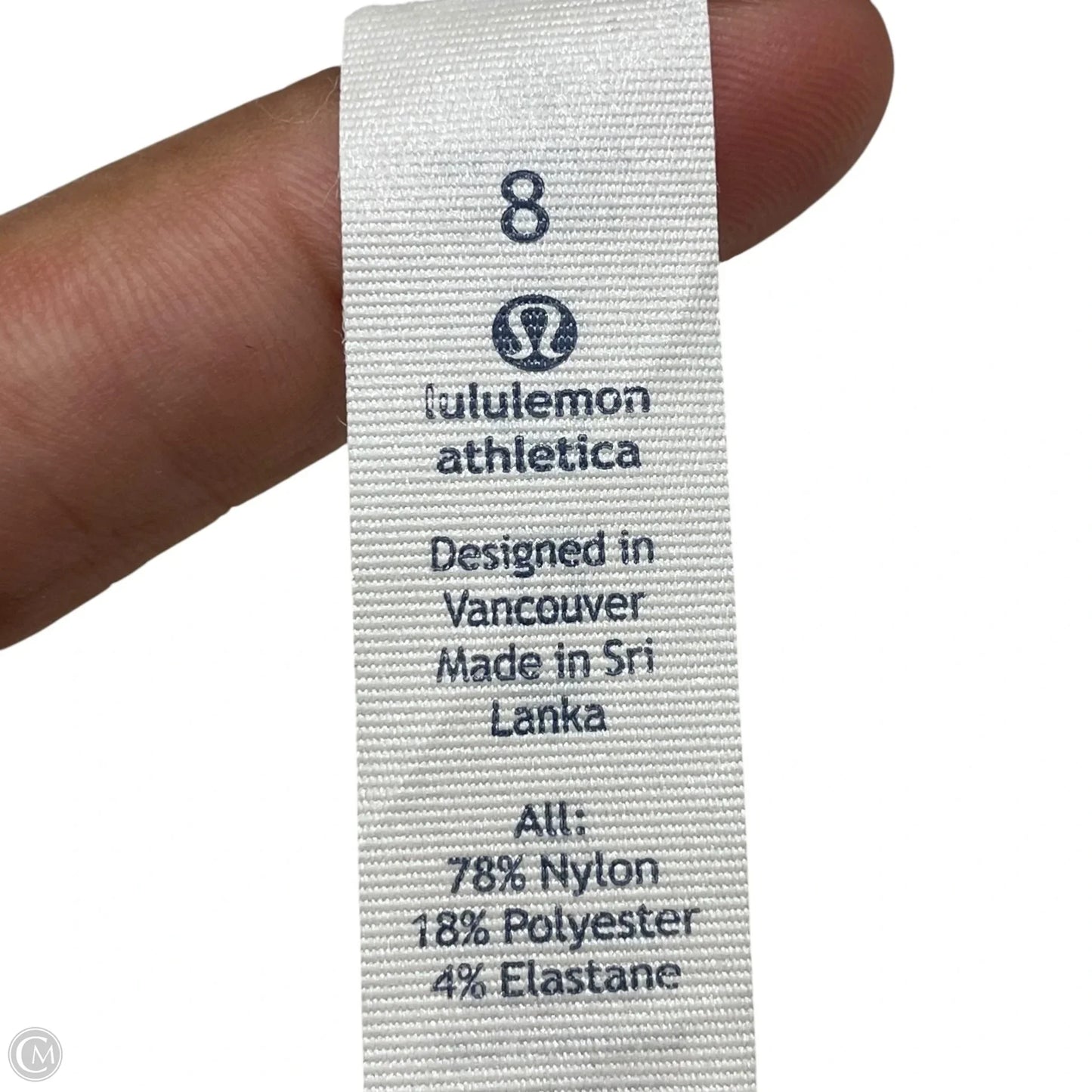 Athletic Top Long Sleeve Crewneck By Lululemon In White, Size: M