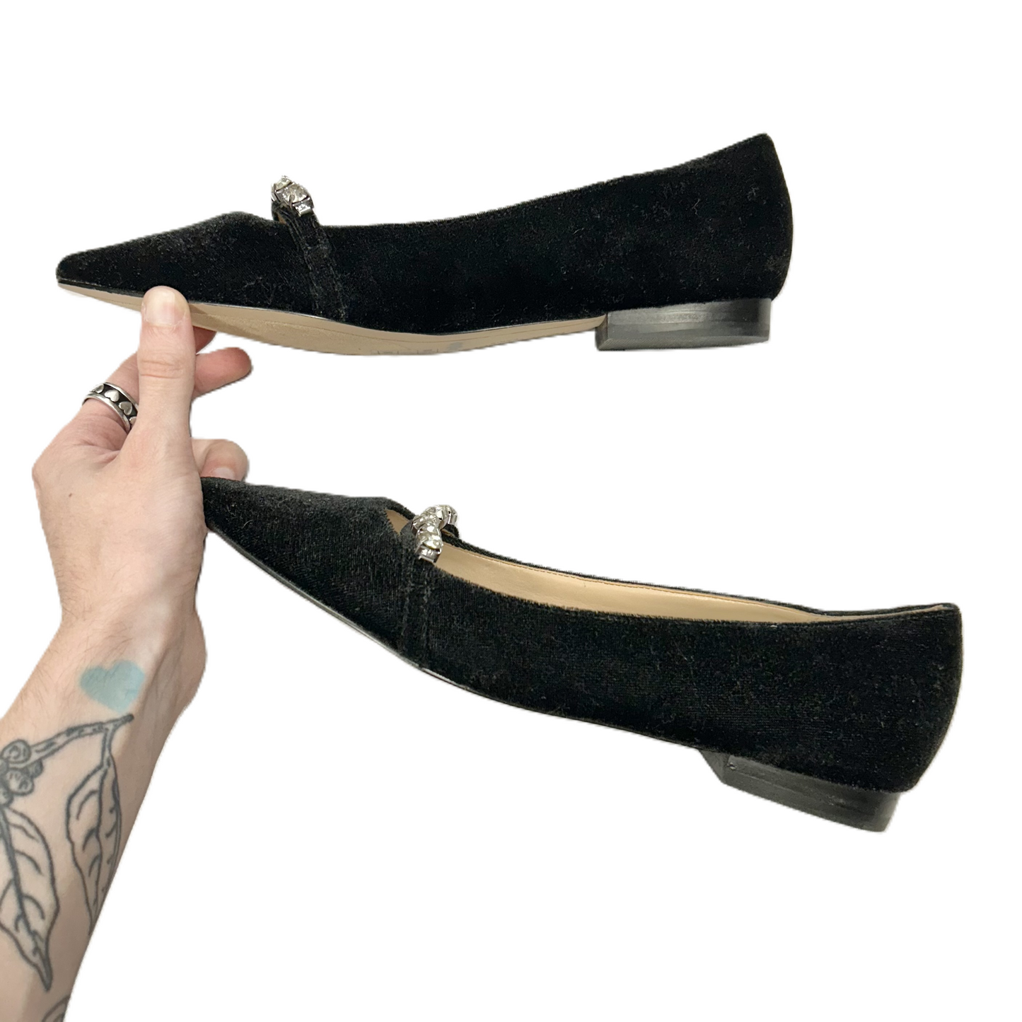 Shoes Designer By Karl Lagerfeld In Black, Size: 6
