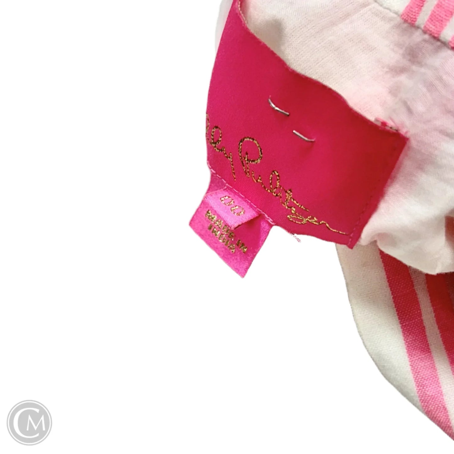 Dress Designer By Lilly Pulitzer In Pink & White, Size: Xs