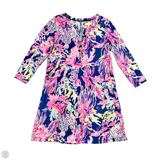 Dress Designer By Lilly Pulitzer In Blue & White, Size: S