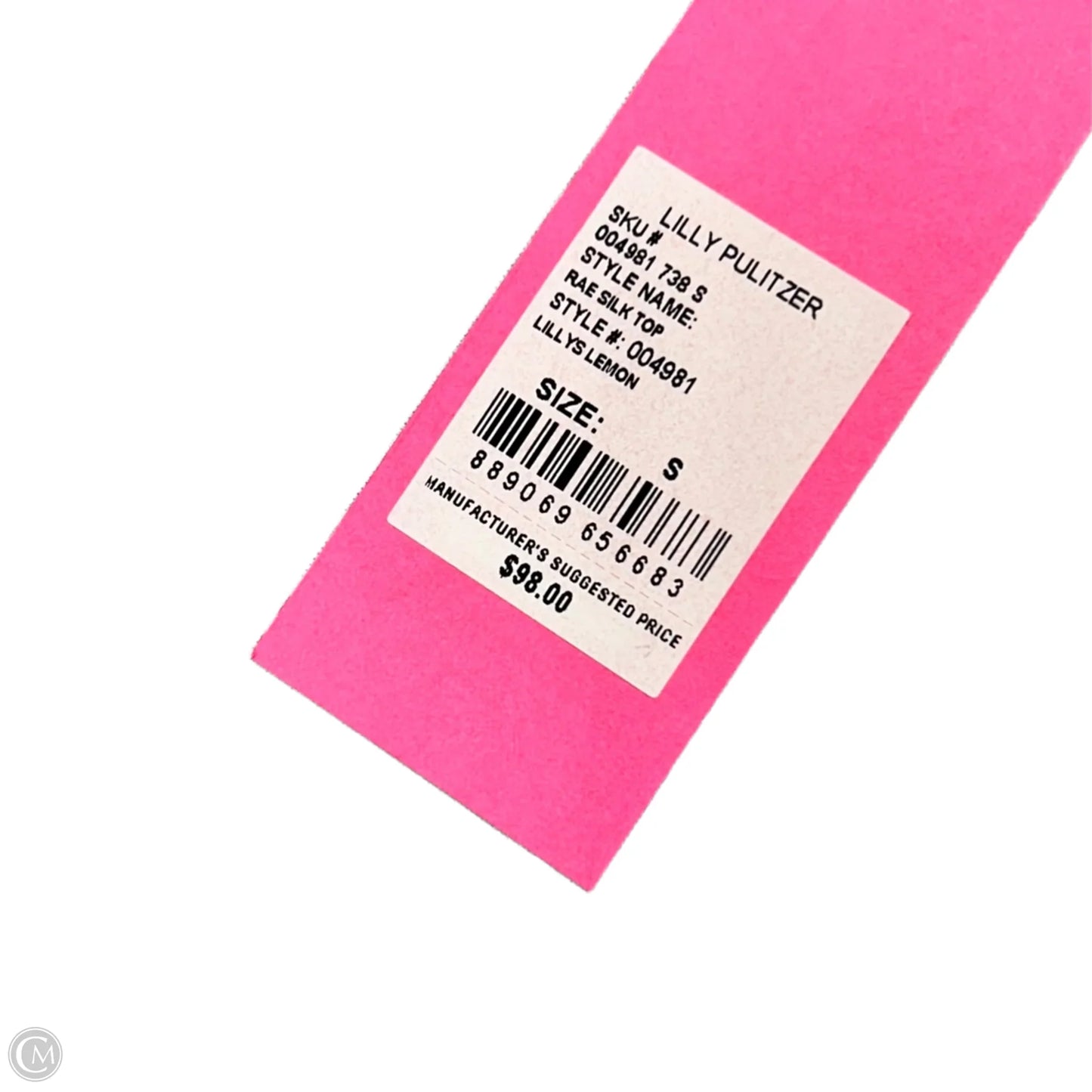 Top Sleeveless Designer By Lilly Pulitzer In Yellow, Size: S