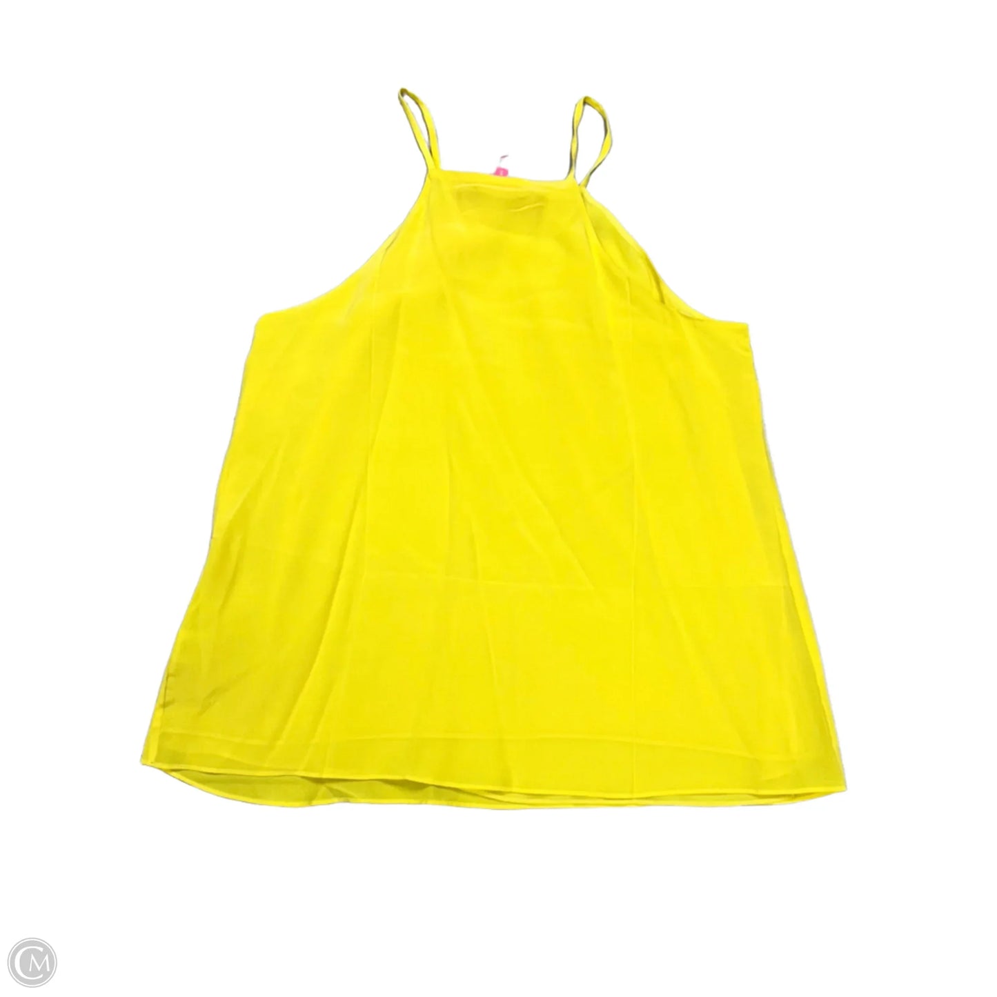 Top Sleeveless Designer By Lilly Pulitzer In Yellow, Size: S