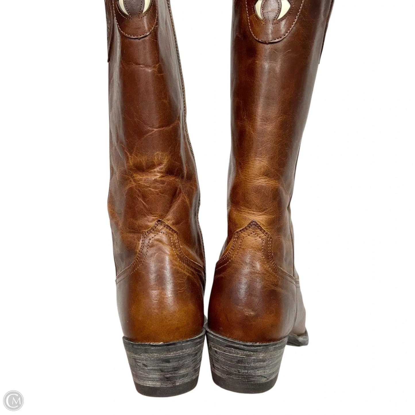 Boots Western By Ariat In Brown & Cream, Size: 7.5