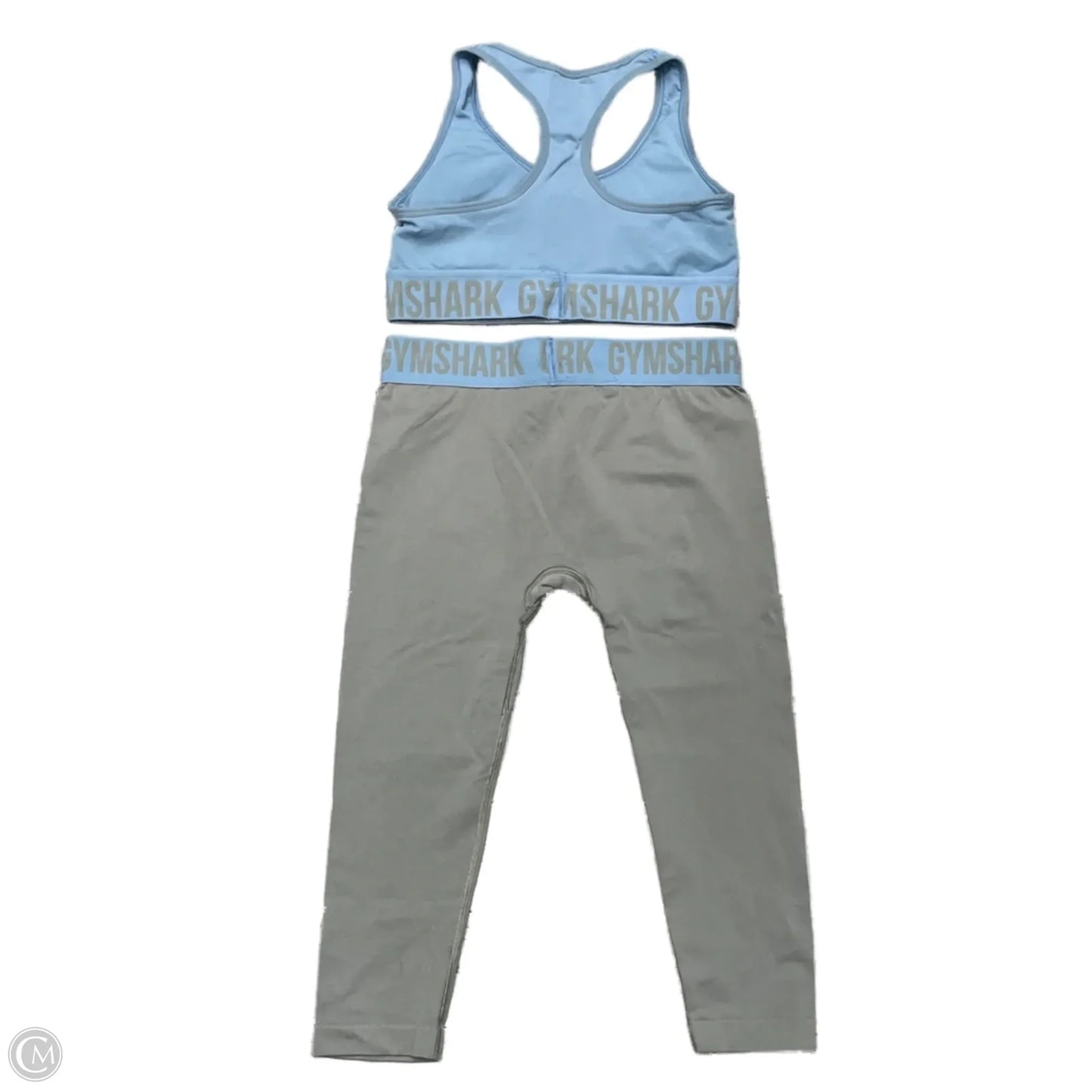 Athletic Pants 2pc By Gym Shark In Black & Grey, Size: M