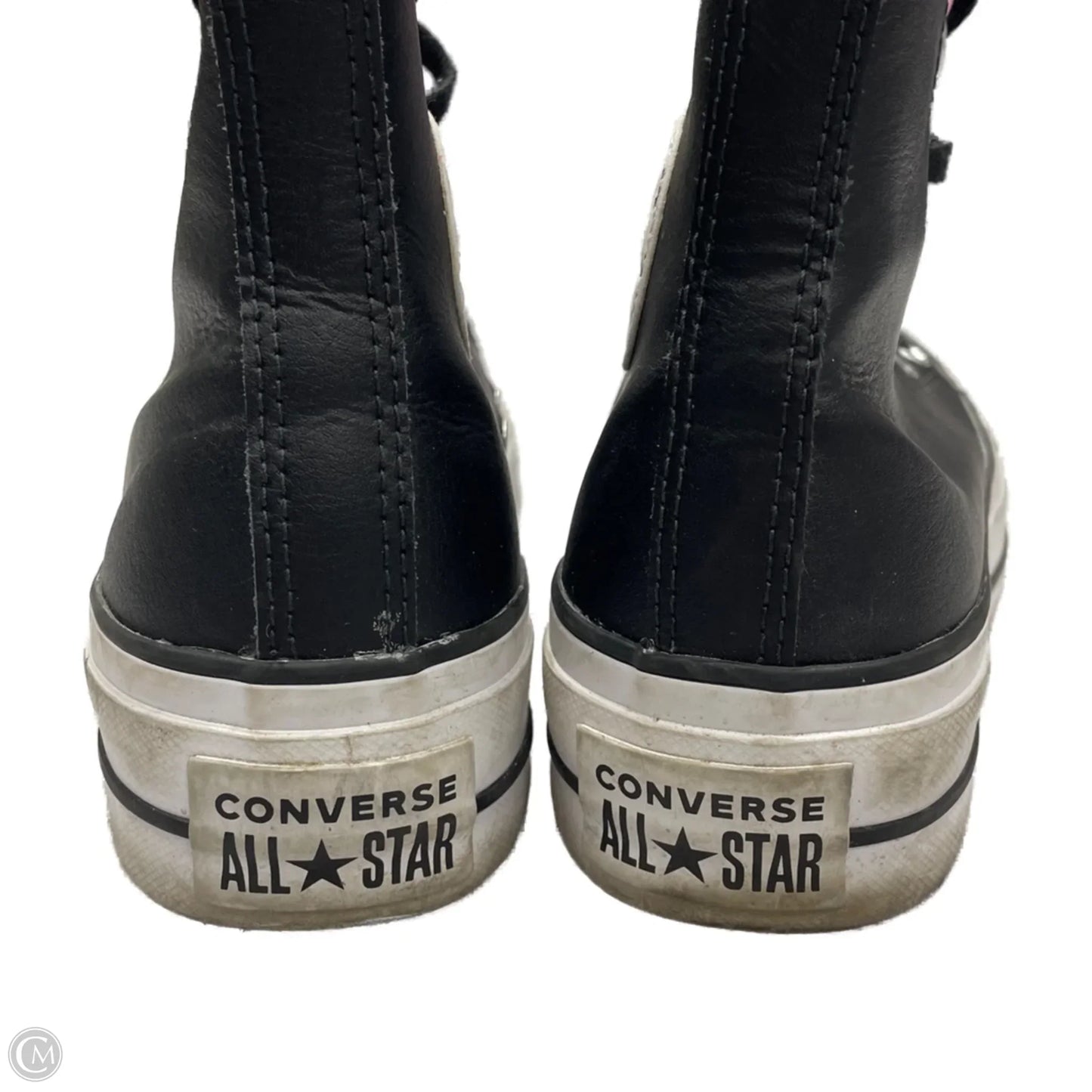 Shoes Sneakers By Converse In Black & White, Size: 5.5