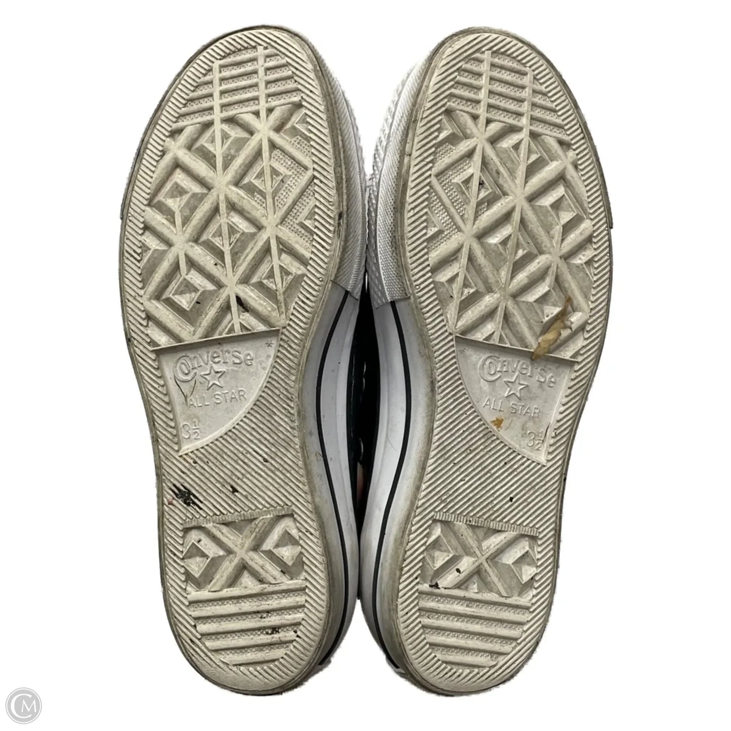 Shoes Sneakers By Converse In Black & White, Size: 5.5