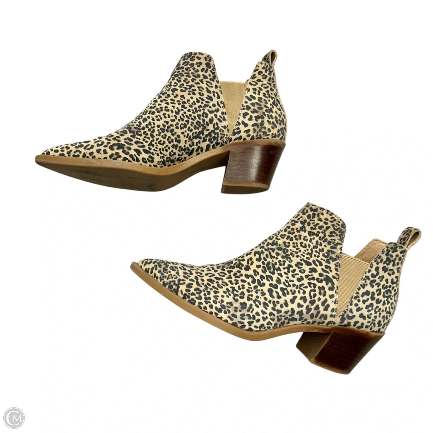 Boots Ankle Heels By Dolce Vita In Leopard Print, Size: 7