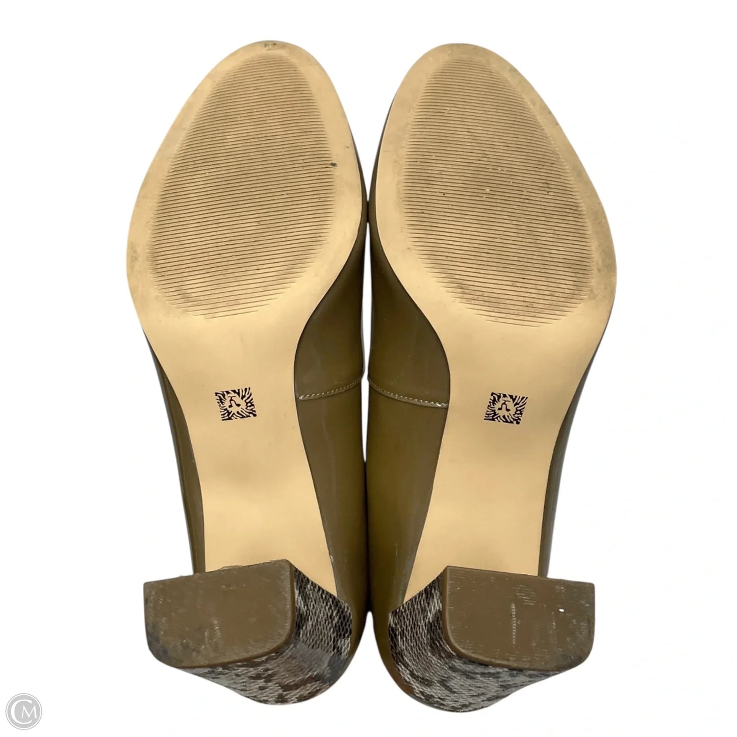 Shoes Heels Block By Anne Klein In Snakeskin Print, Size: 8