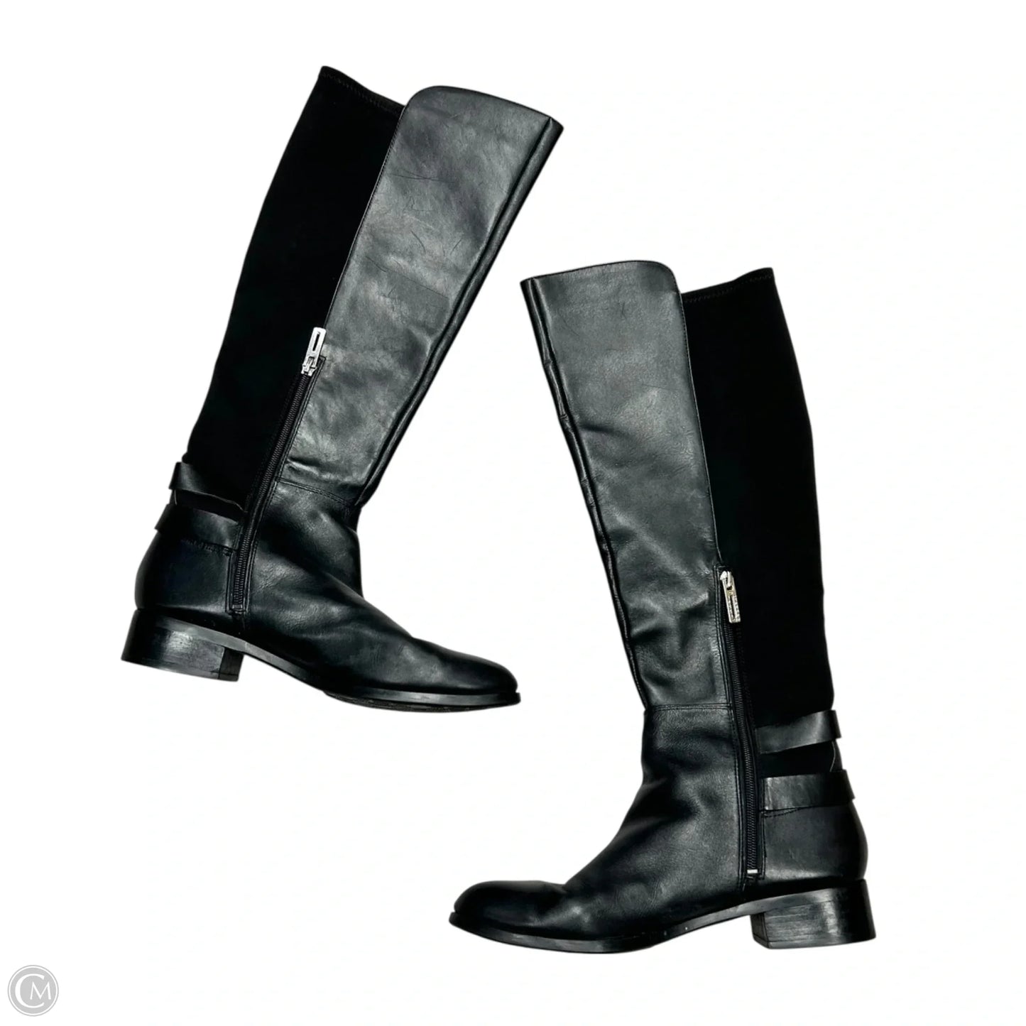 Boots Mid-calf Flats By Ivanka Trump In Black, Size: 10