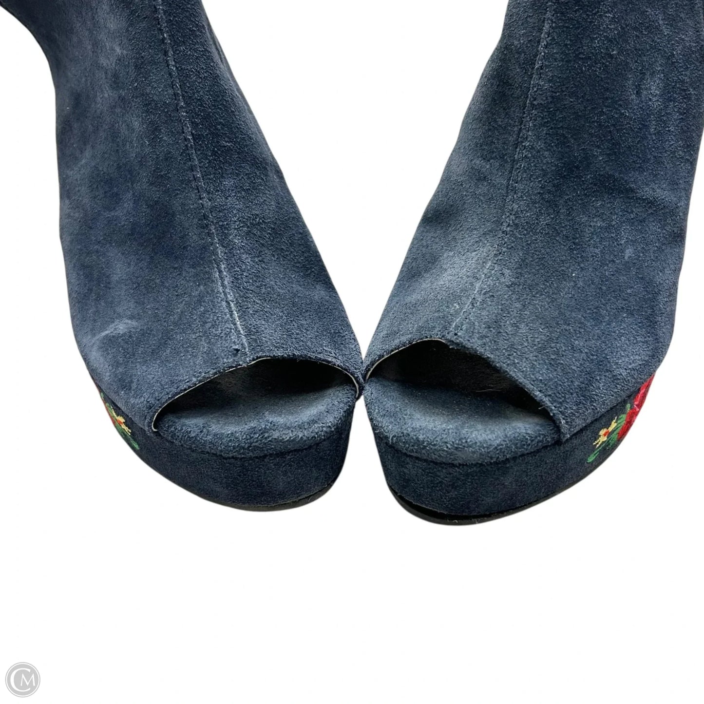 Sandals Heels Wedge By Kenneth Cole In Navy, Size: 7