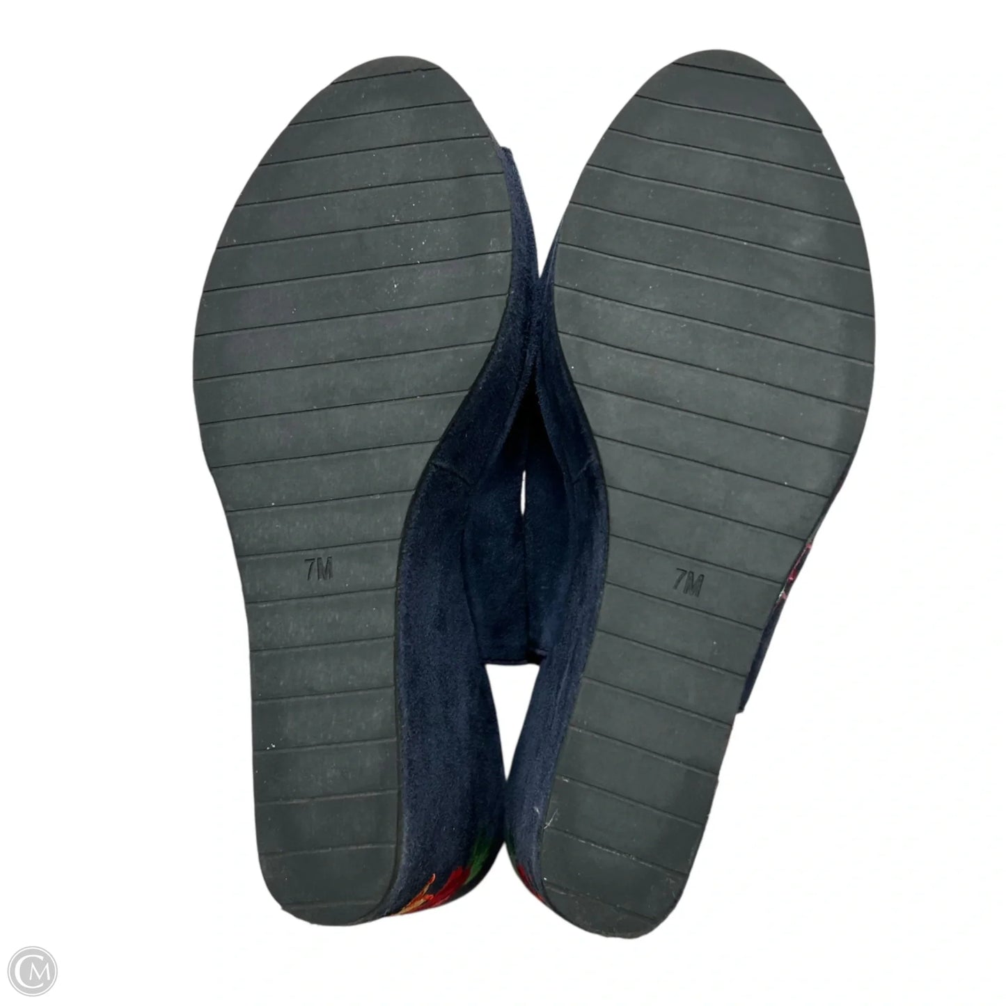 Sandals Heels Wedge By Kenneth Cole In Navy, Size: 7