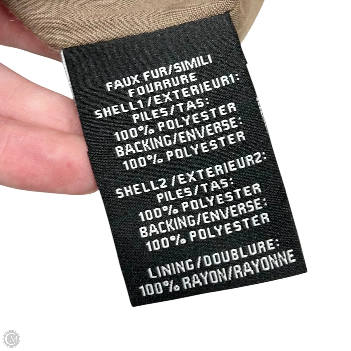 Coat Faux Fur & Sherpa By 7 For All Mankind In Tan, Size: Xs