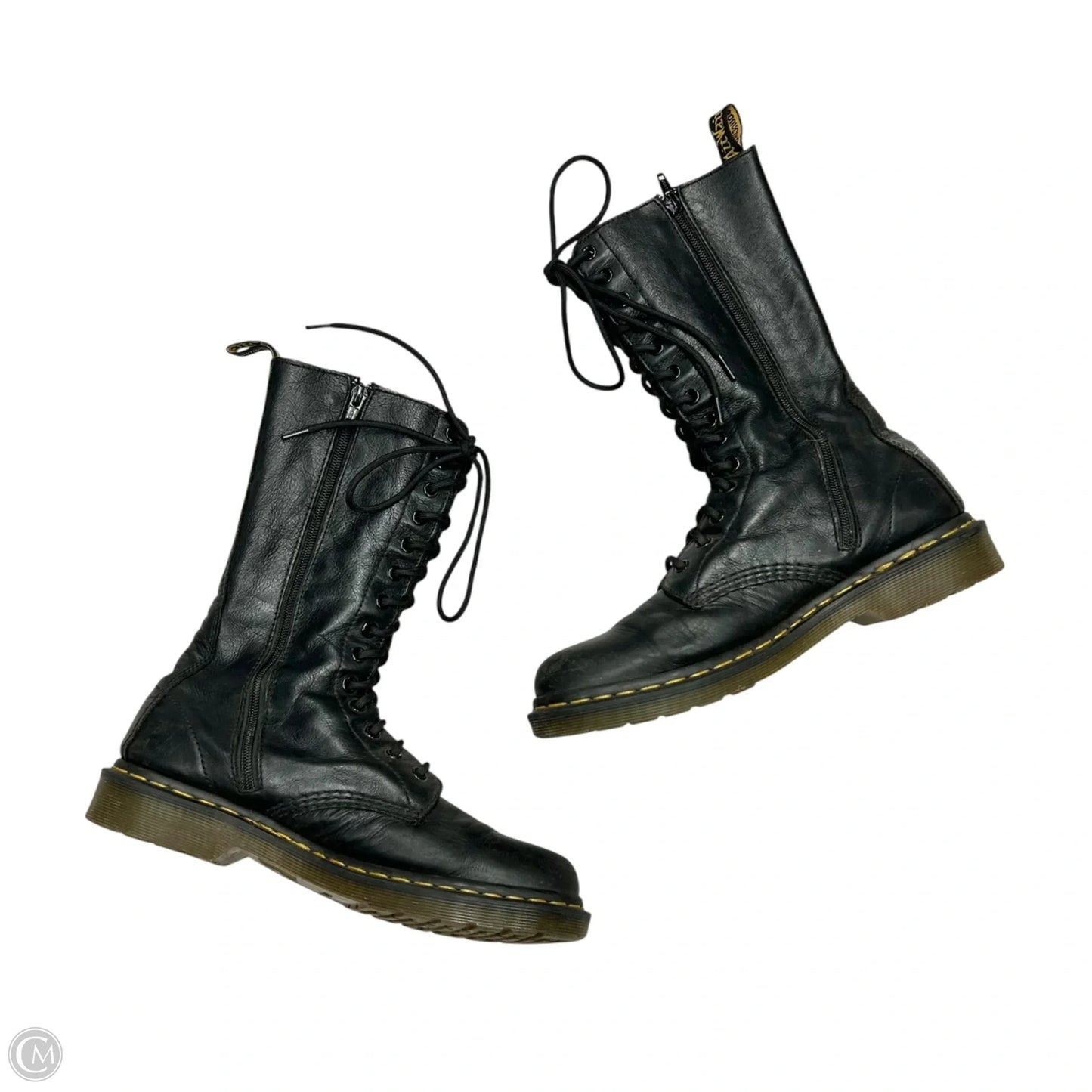 Boots Combat By Dr Martens In Black, Size: 10