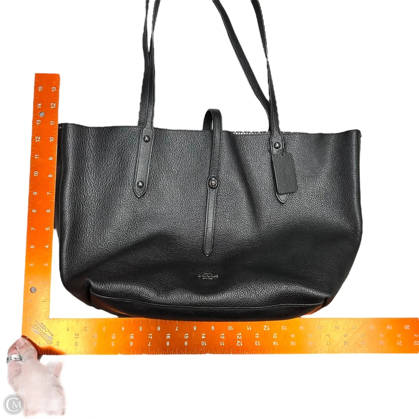 Tote Designer By Coach, Size: Large