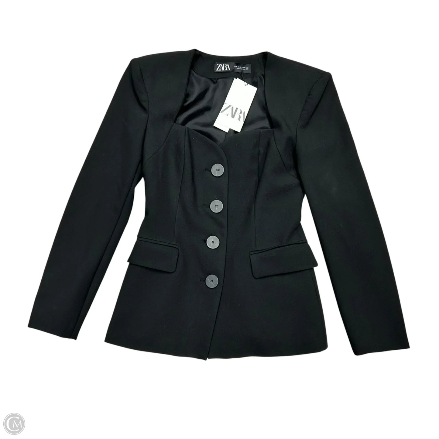 Blazer By Zara In Black, Size: Xs