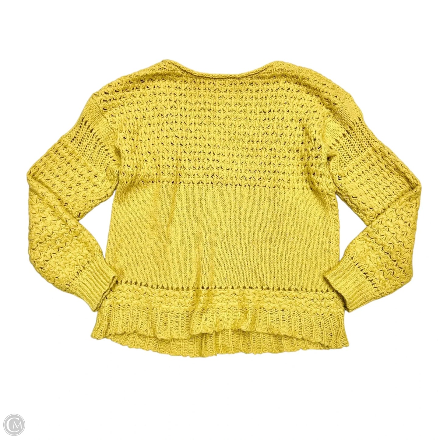 Sweater By Free People In Yellow, Size: L