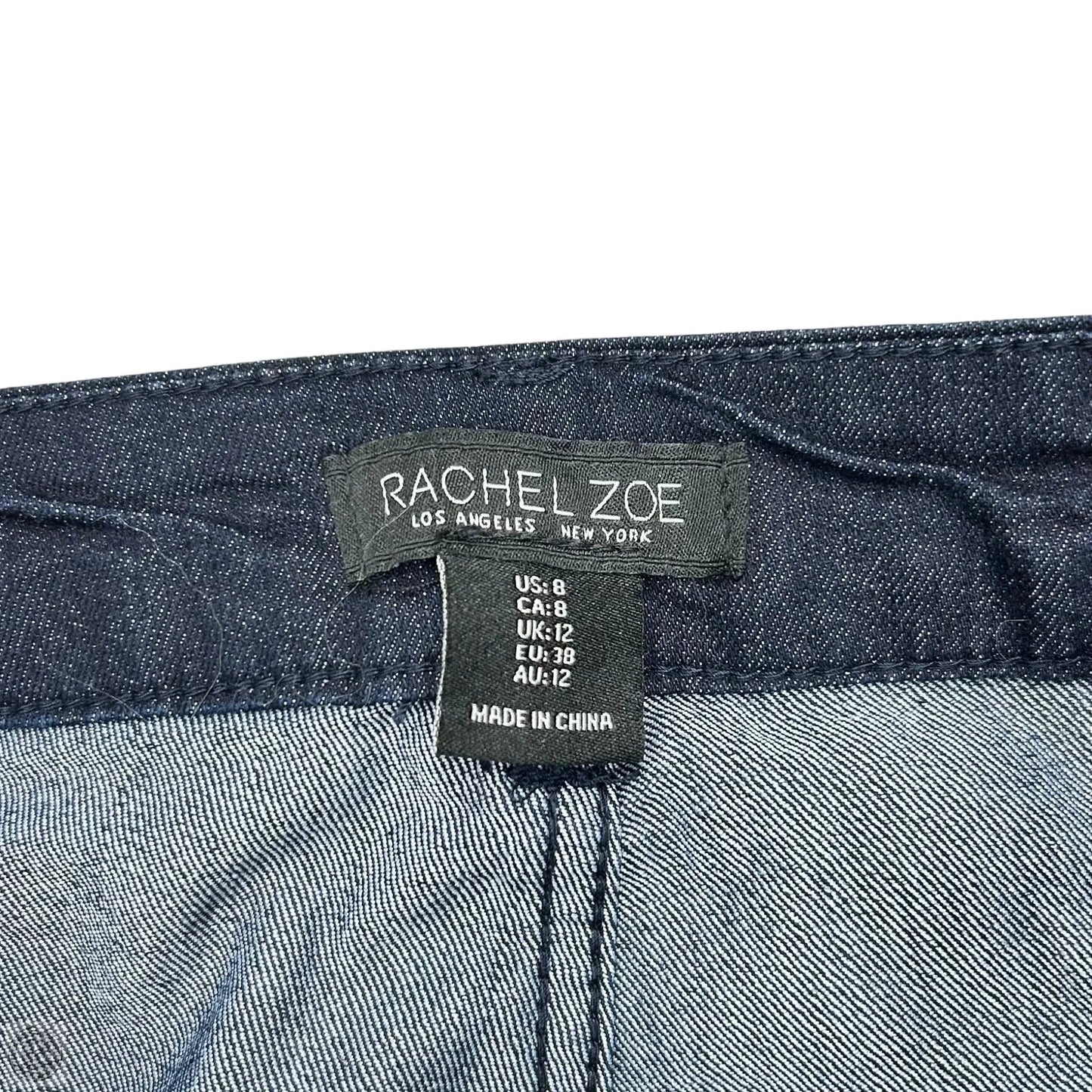 Jeans Straight By Rachel Zoe In Blue Denim, Size: 8