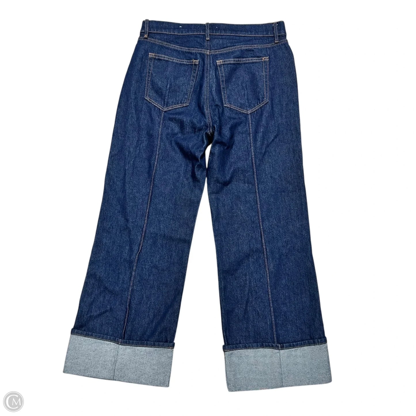 Jeans Wide Leg By Loft In Blue Denim, Size: 4