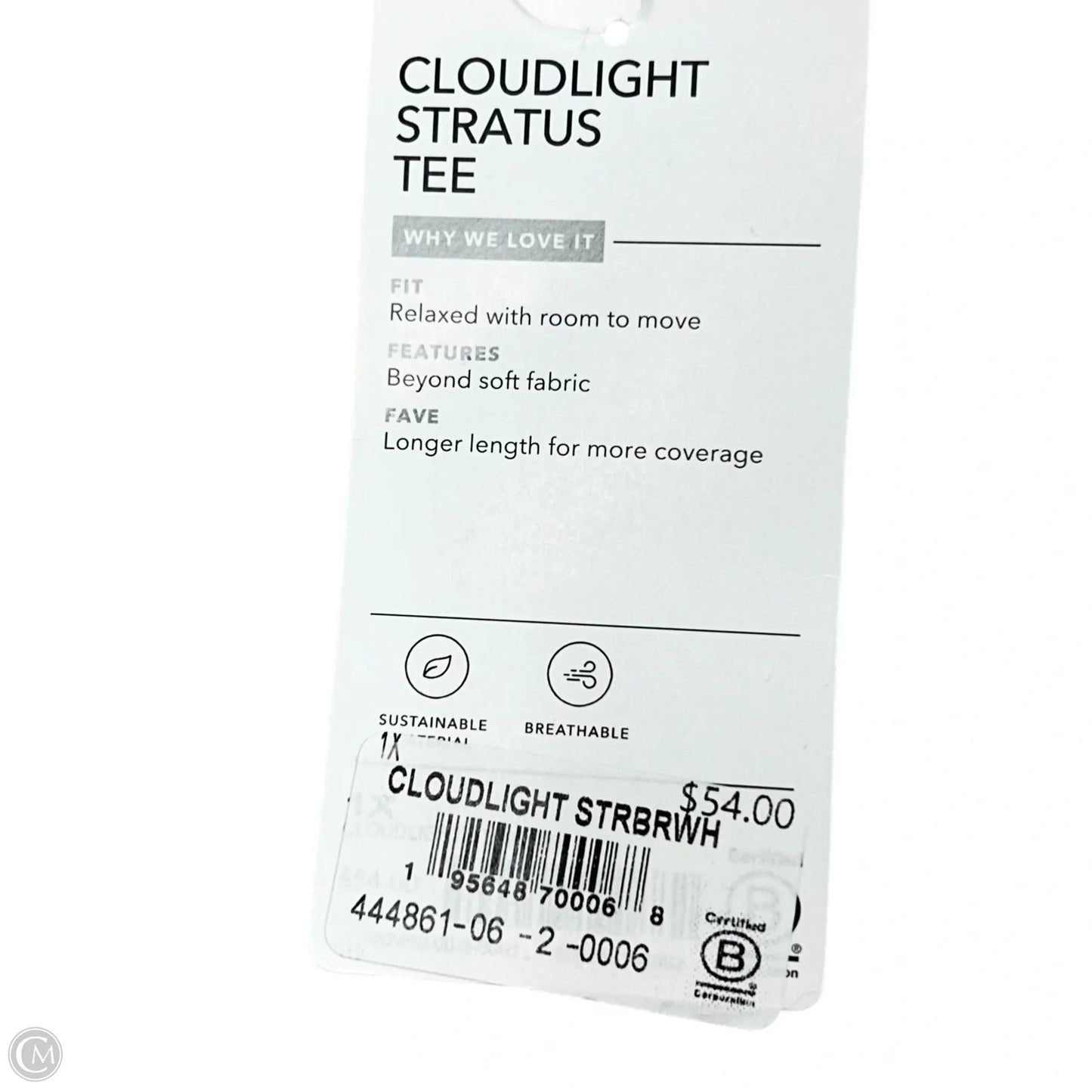 Top Short Sleeve By Athleta In White, Size: 1x