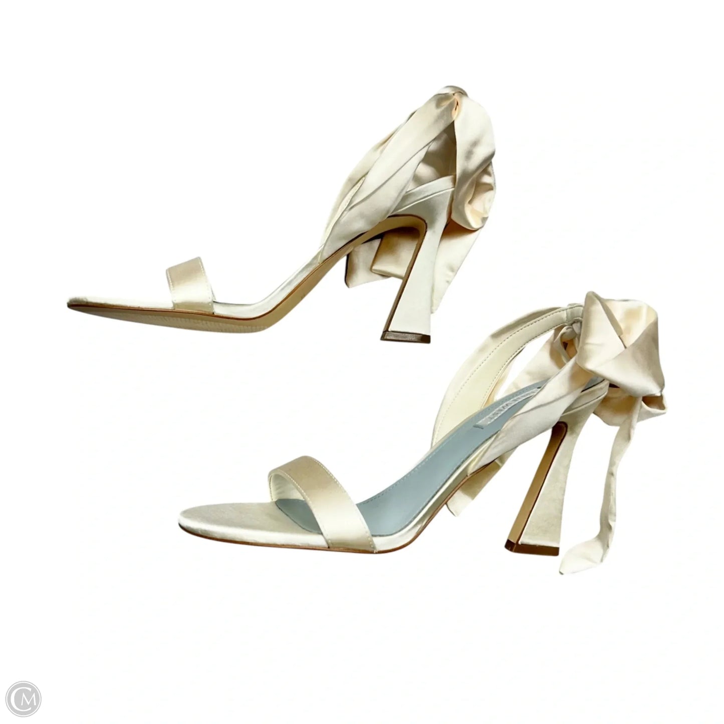 Shoes Heels Block By Nine West In Ivory, Size: 8
