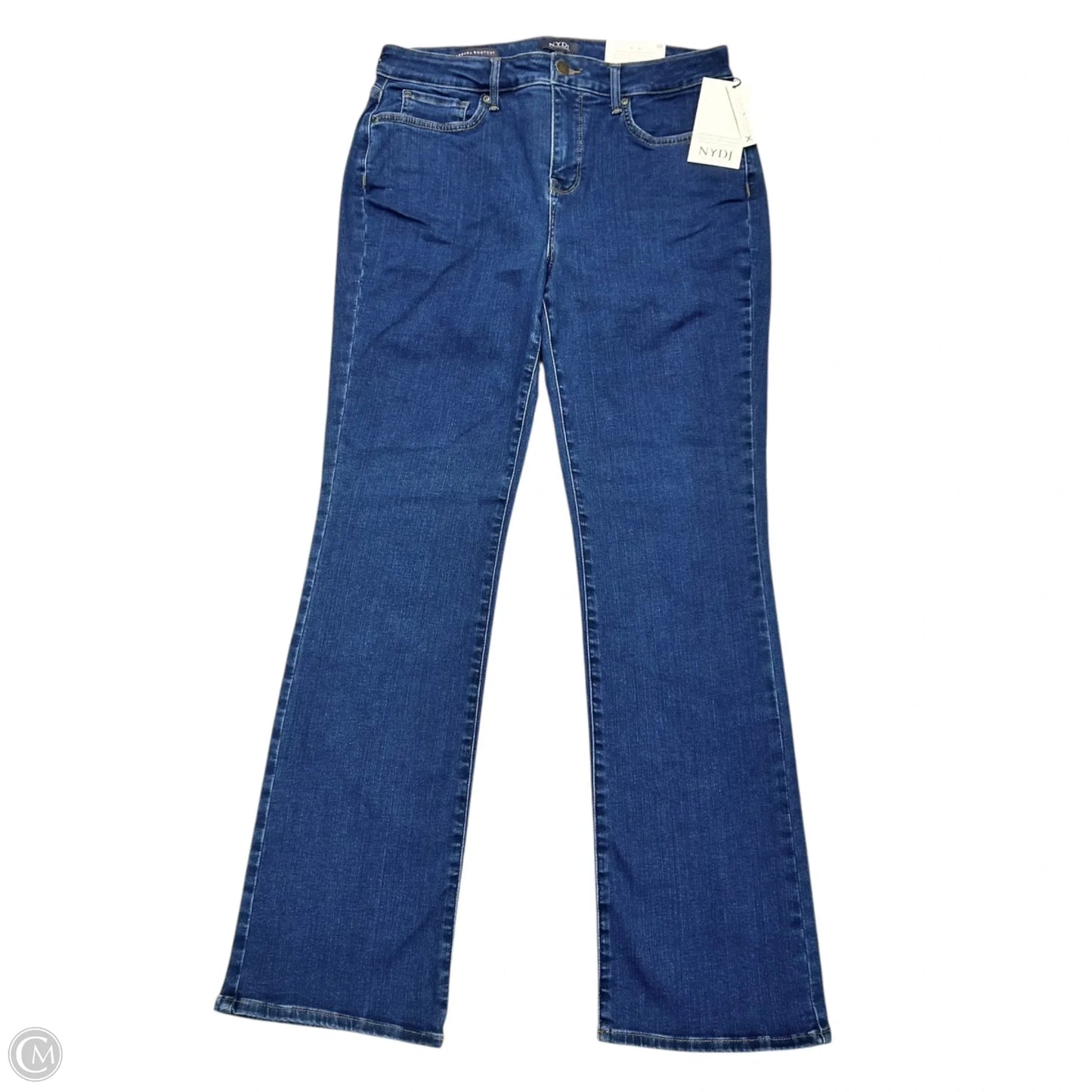 Jeans Straight By Not Your Daughters Jeans In Blue Denim, Size: 10