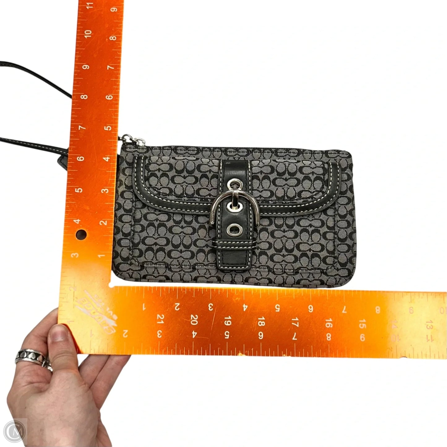 Wristlet Designer By Coach, Size: Medium