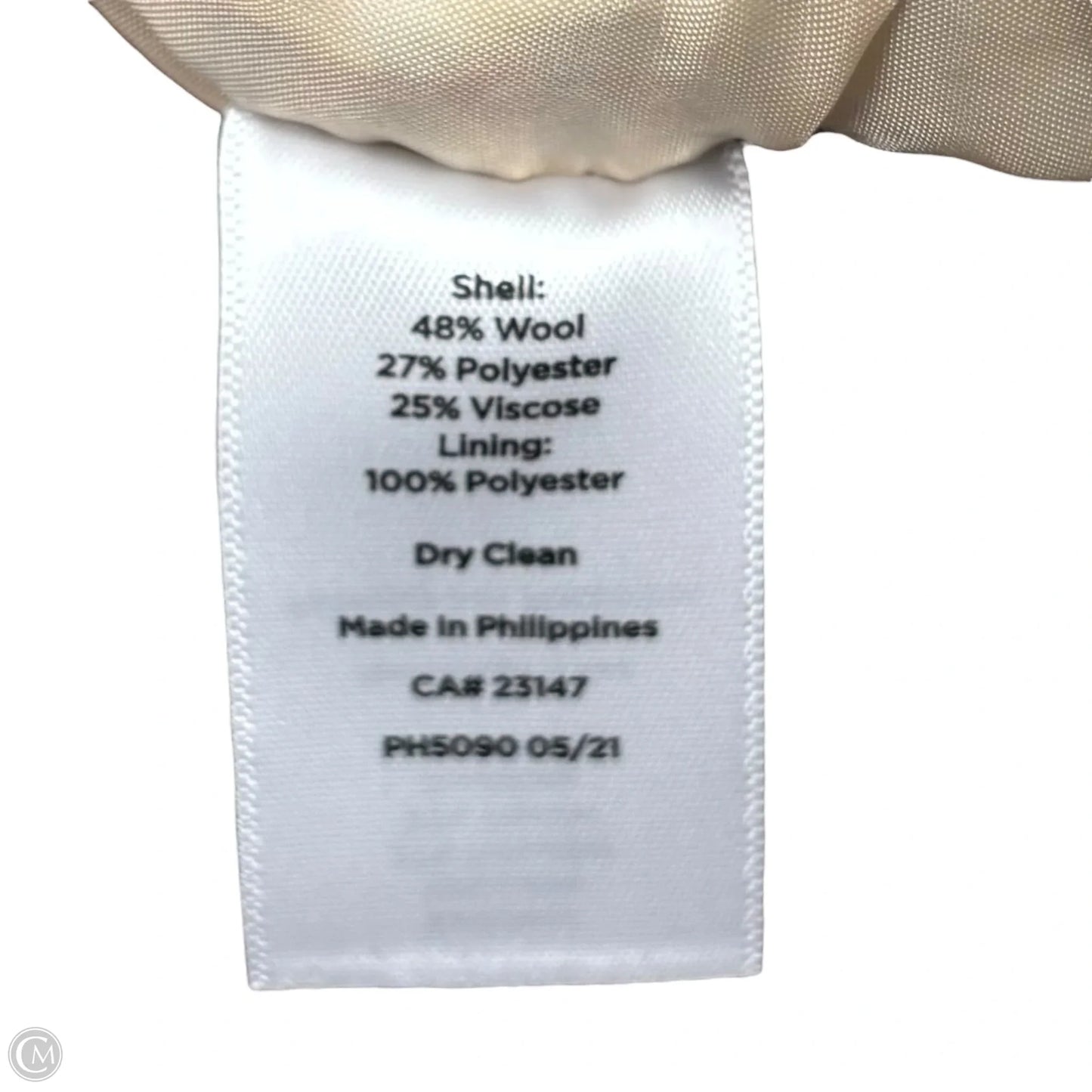 Blazer By Talbots In Green & Tan, Size: 2x