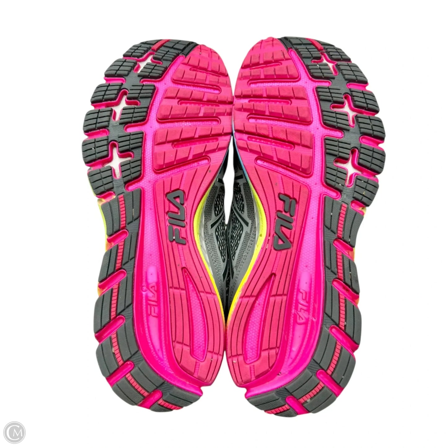 Shoes Athletic By Fila In Rainbow Print, Size: 9