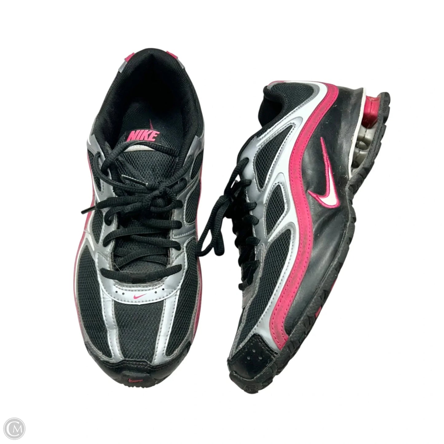 Shoes Athletic By Nike In Black & Silver, Size: 9