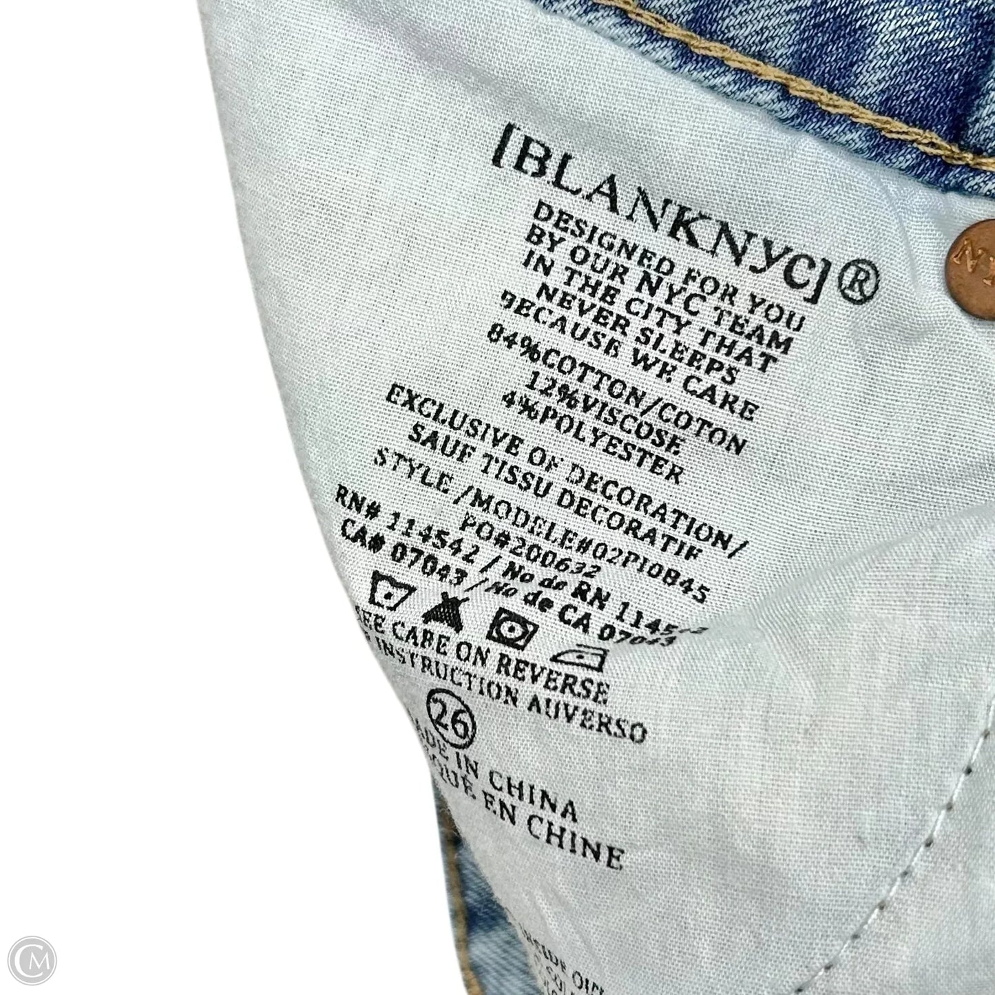 Skirt Midi By Blanknyc In Blue Denim, Size: 2