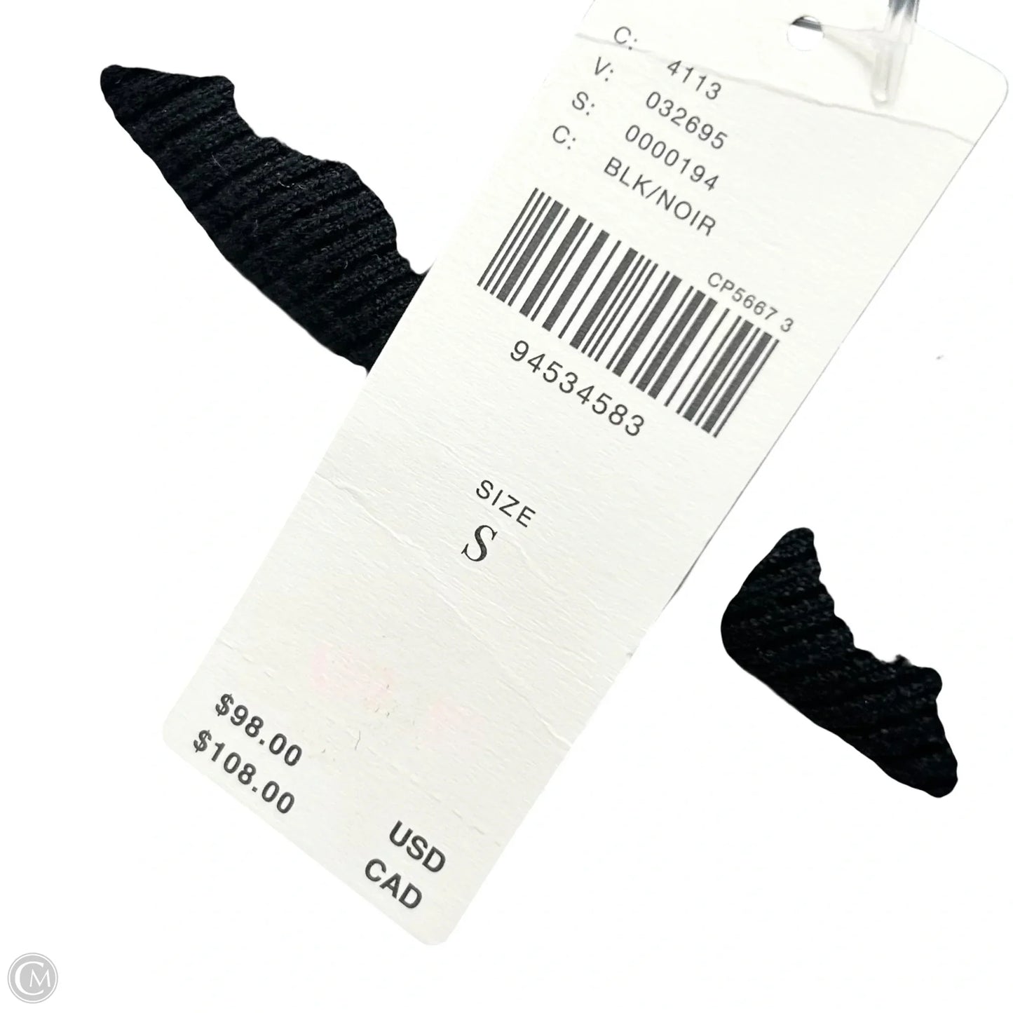 Top Sleeveless By Anthropologie In Black, Size: S