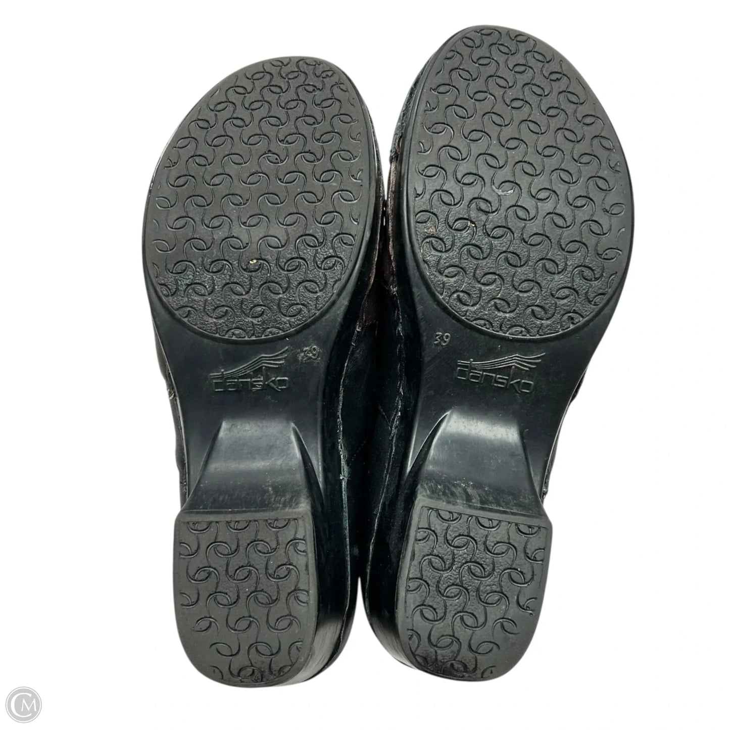 Shoes Heels Block By Dansko In Black & Brown, Size: 8.5