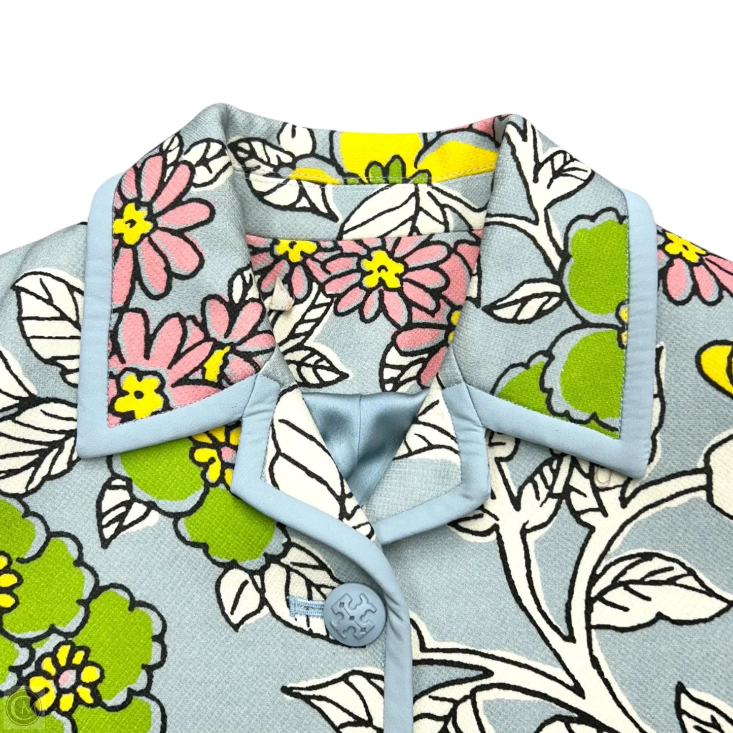 Blazer Designer By Tory Burch In Floral Print, Size: Xs
