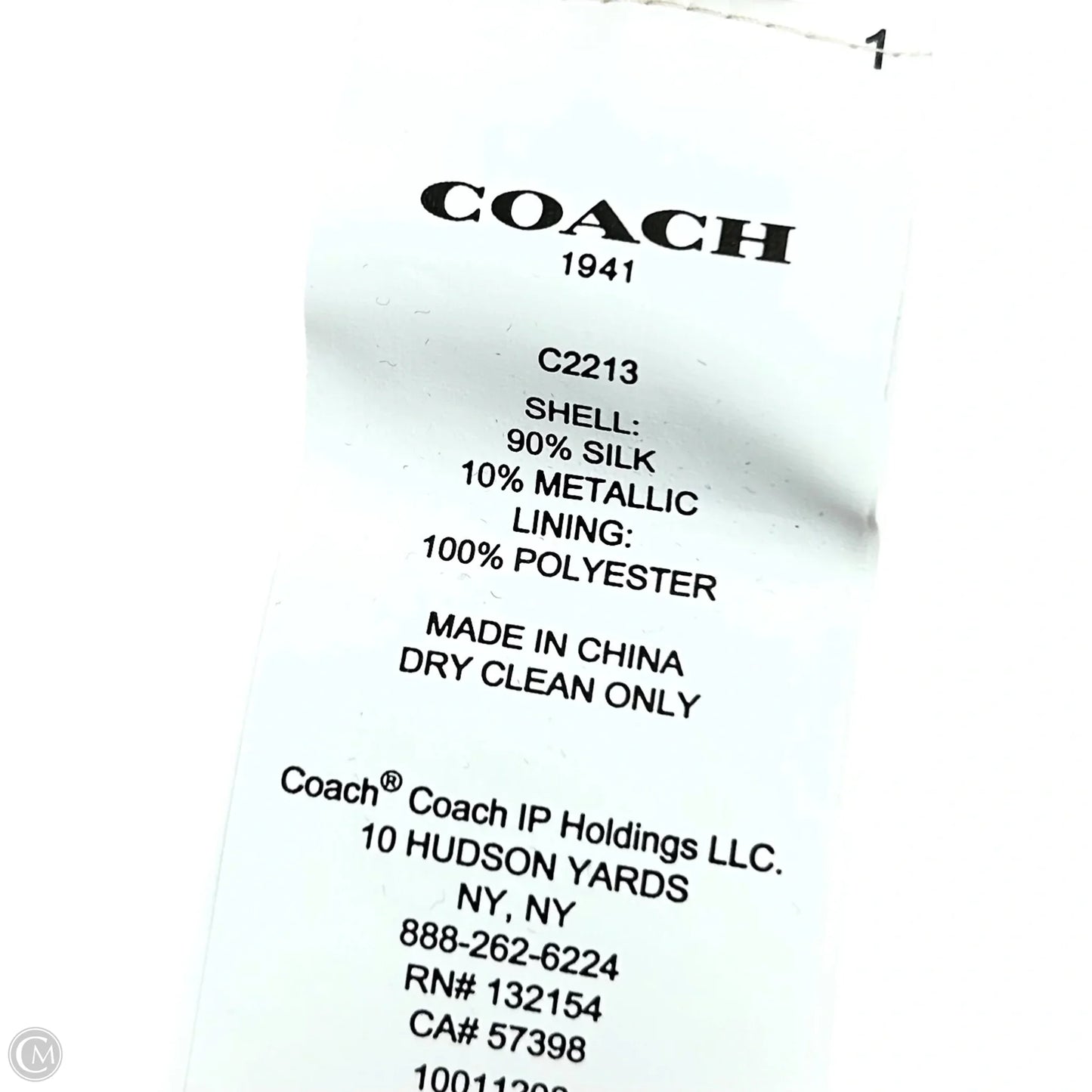 Skirt Designer By Coach In Peach, Size: S