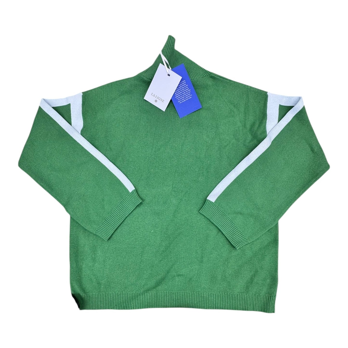 Sweater By LA LIGNE - FOR TARGET In Green & White, Size:S