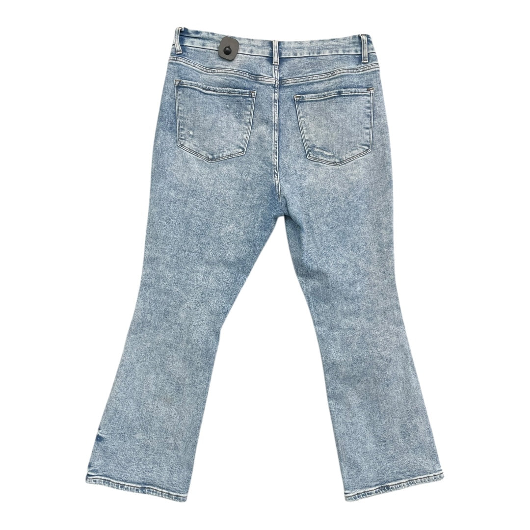 Jeans Flared By Vervet In Blue Denim, Size:14