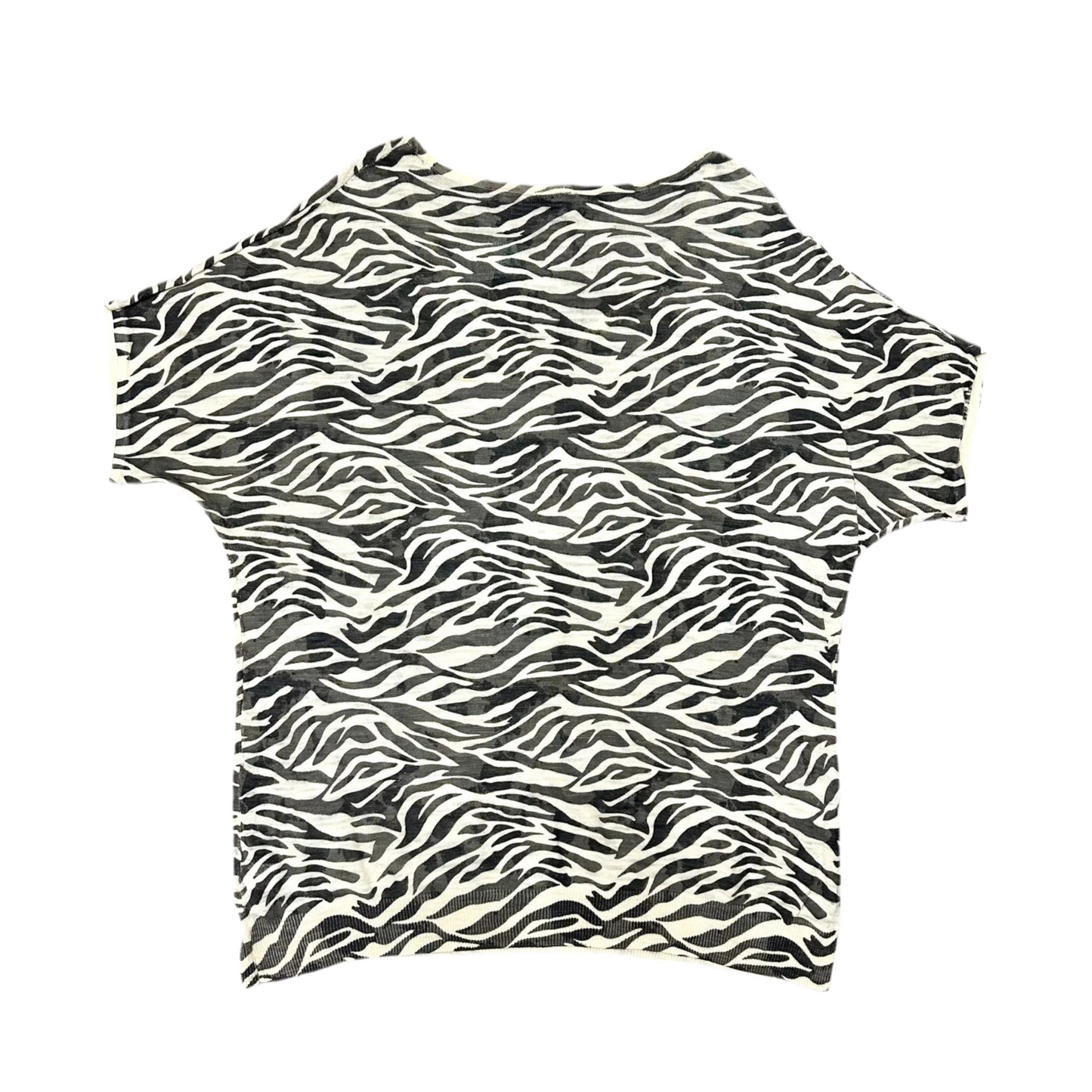 Top Short Sleeve By Torrid In Zebra Print, Size: 2x