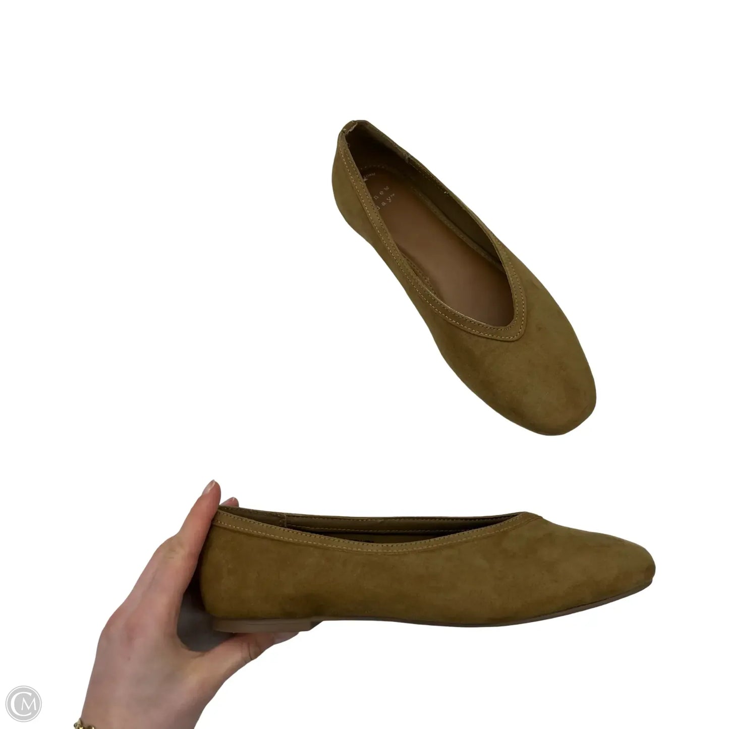 Shoes Flats By A New Day In Brown, Size: 8