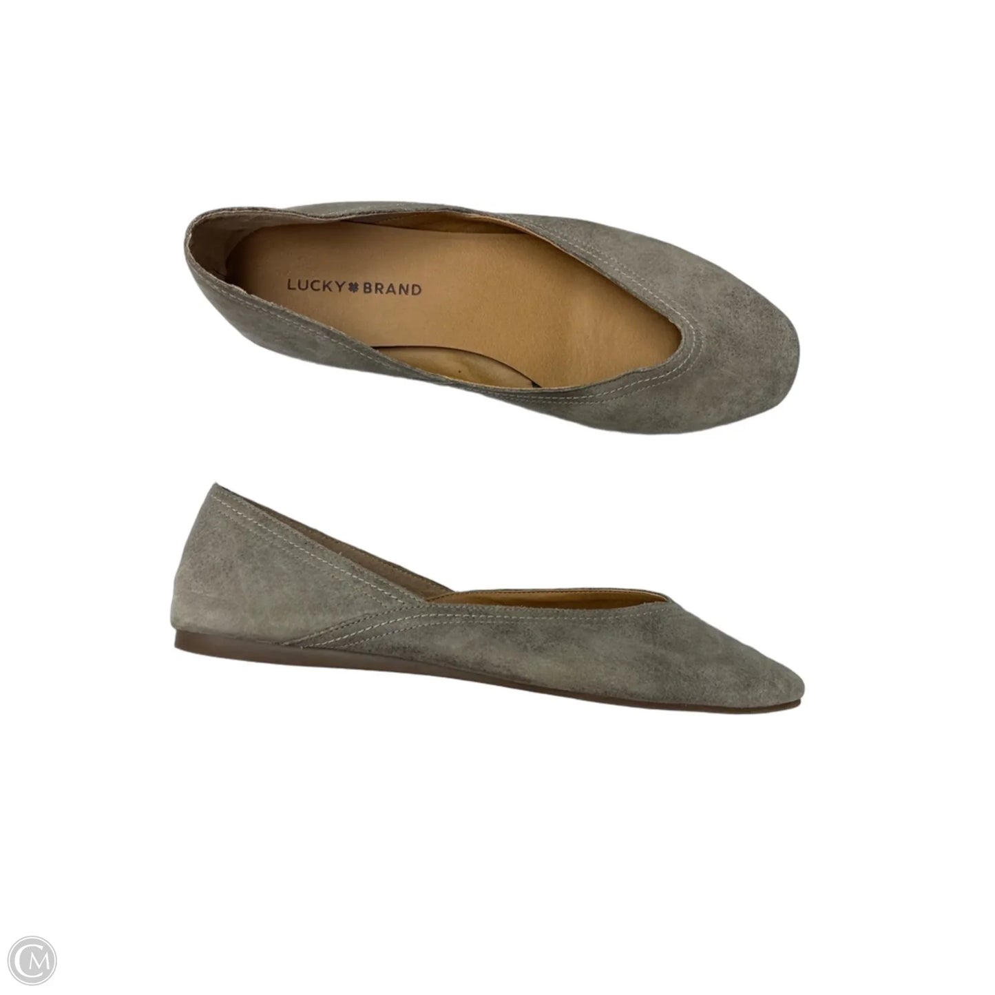 Shoes Flats By Lucky Brand In Grey, Size: 10