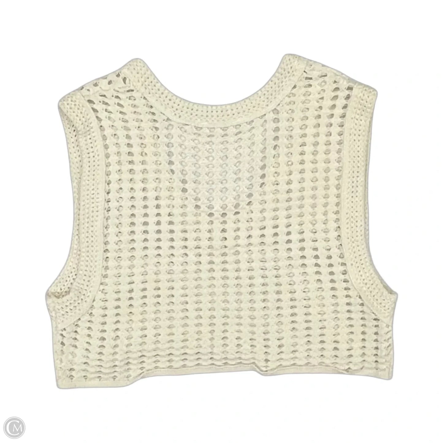 Top Sleeveless By Double Zero In Tan, Size: 1x