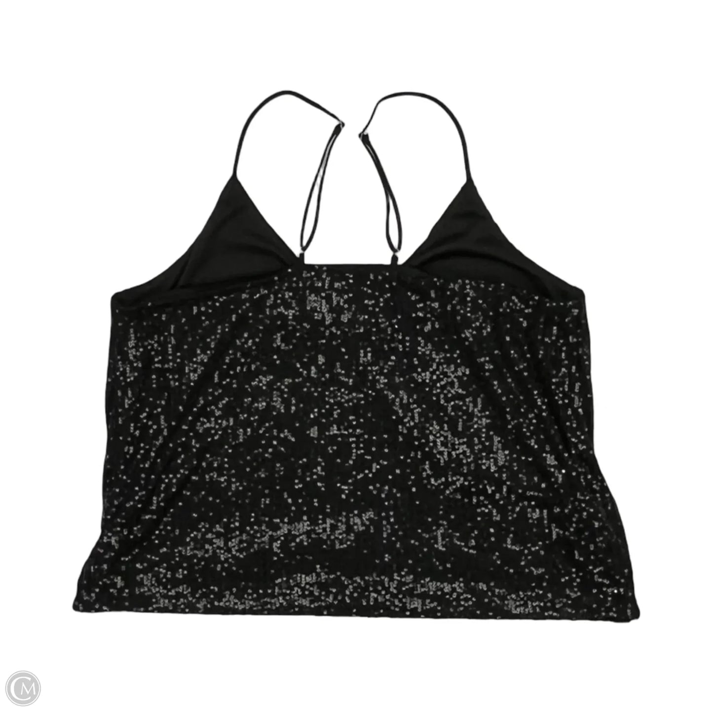 Blouse Sleeveless By Gilli In Black, Size: L