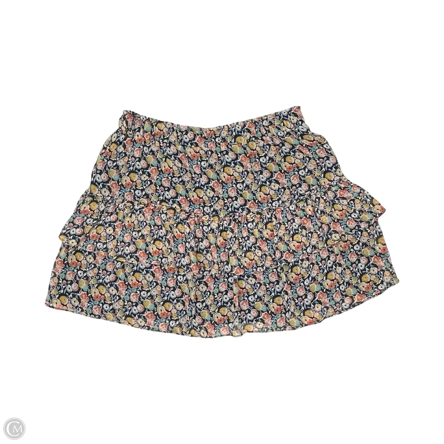 Skirt Mini & Short By Loft In Floral Print, Size: Xl
