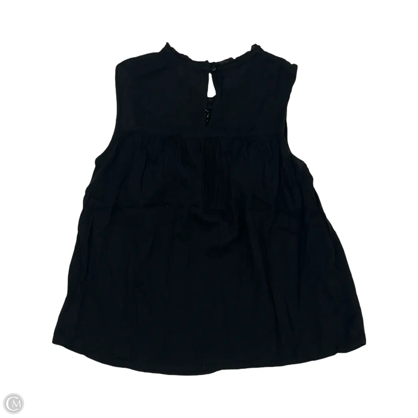 Blouse Sleeveless By Old Navy In Black, Size: M