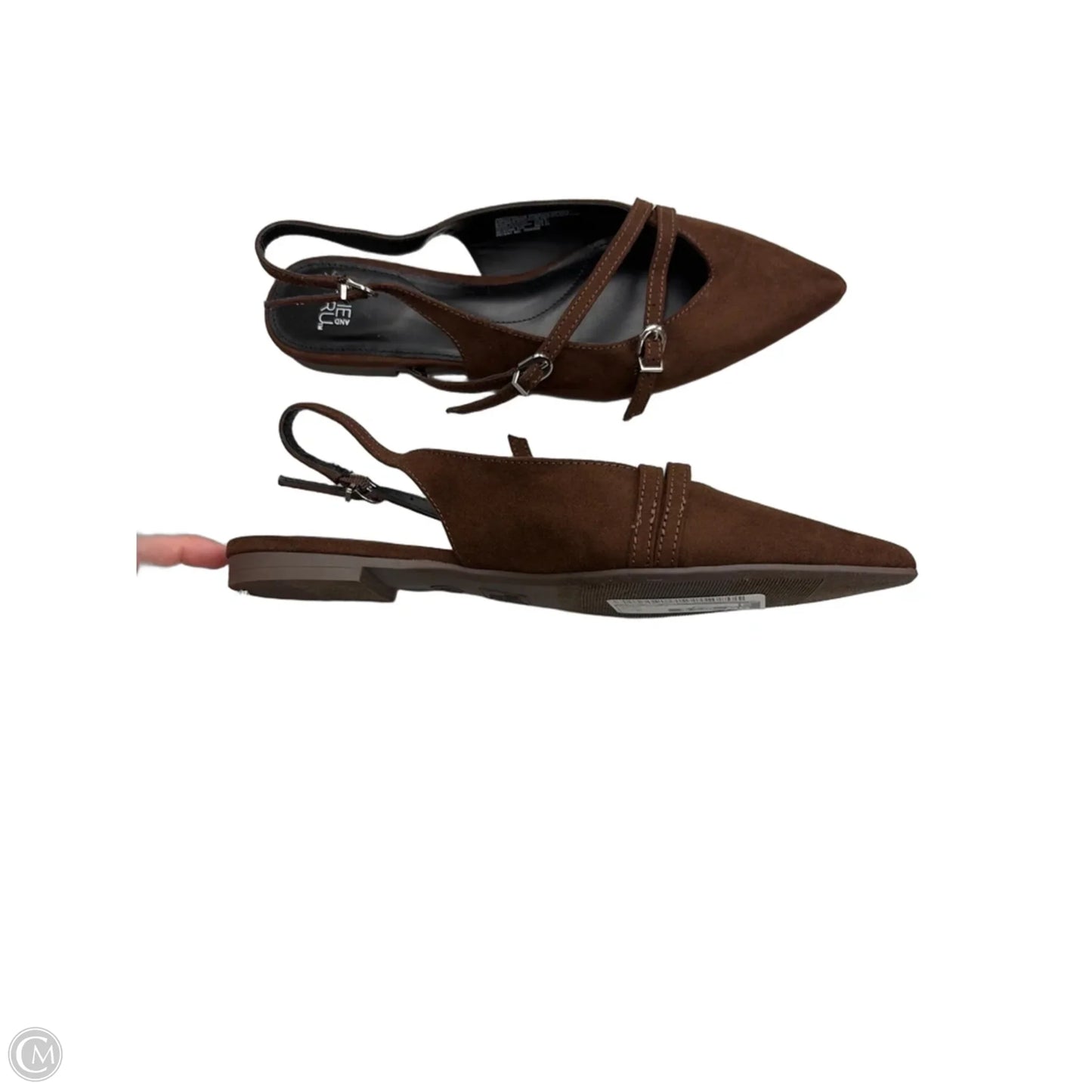 Shoes Flats By Time And Tru In Brown, Size: 6