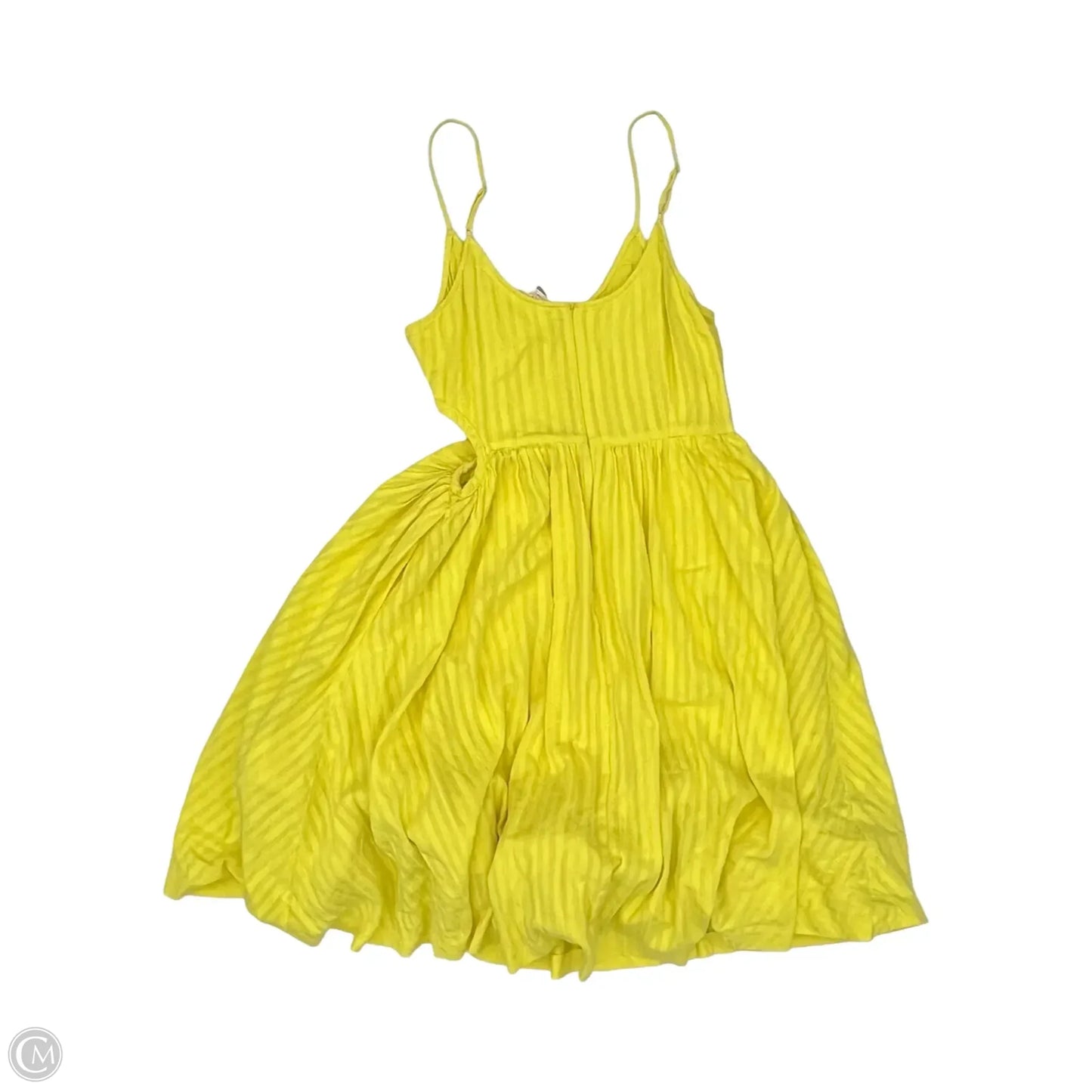 Dress Party Midi By Clothes Mentor In Yellow, Size: L